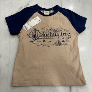 Urban Outfitters Joshua Tree Tan and Navy Tee